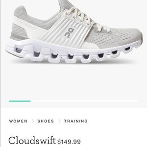 Cloudswift On Cloud White Shoes Size 7.5 Womens
